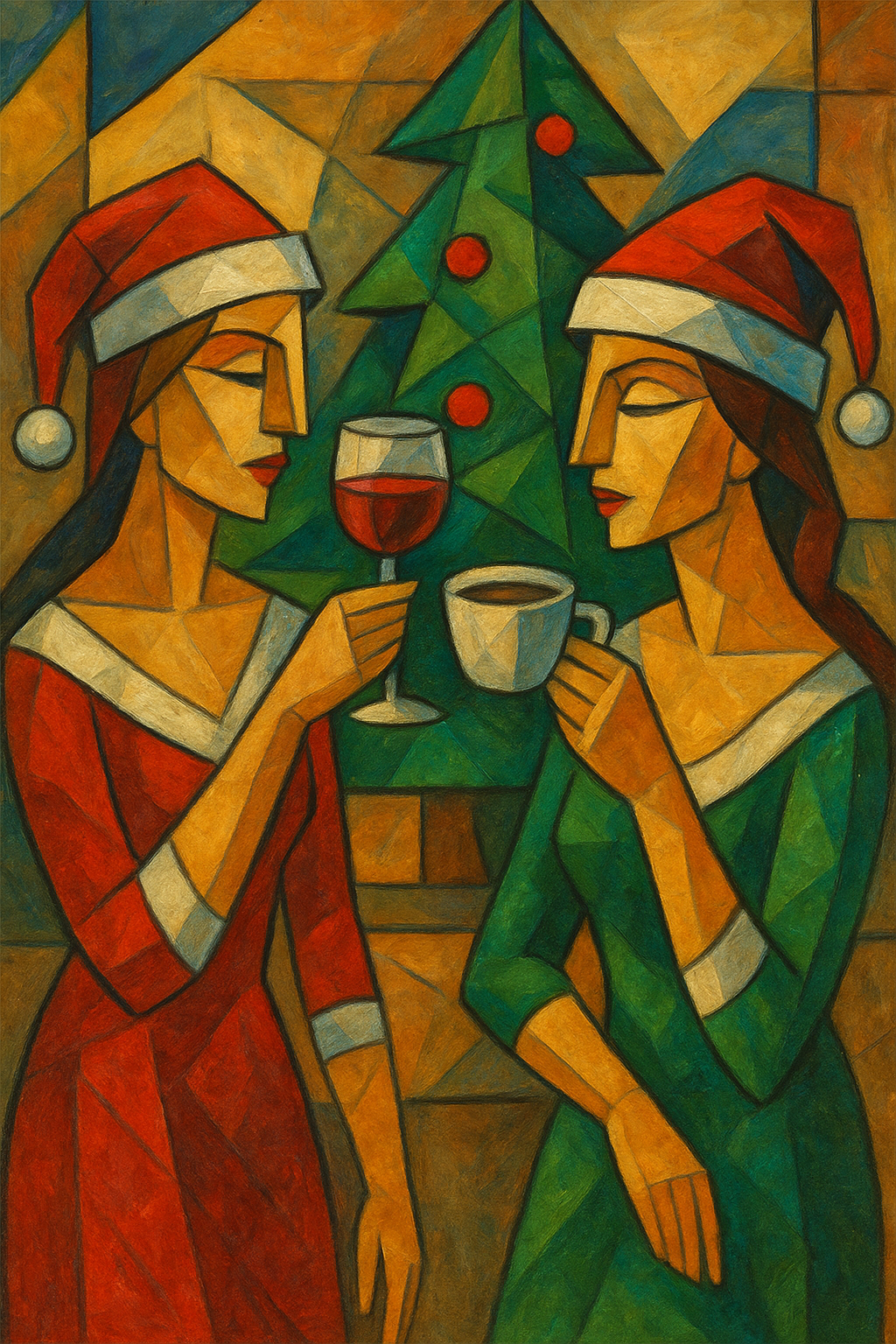 MISTLETOE & WINE'D + GRIND - Coffee and Wine Box