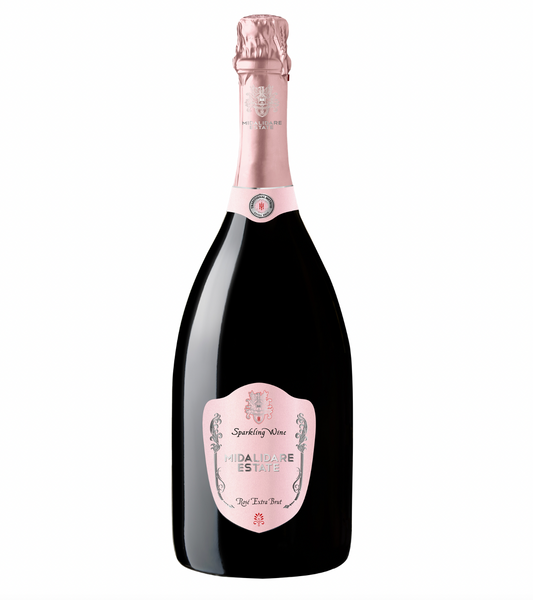 Rosé Sparkling Extra Brut NV MAGNUM, Midalidare, Thracian Lowlands, Bulgaria