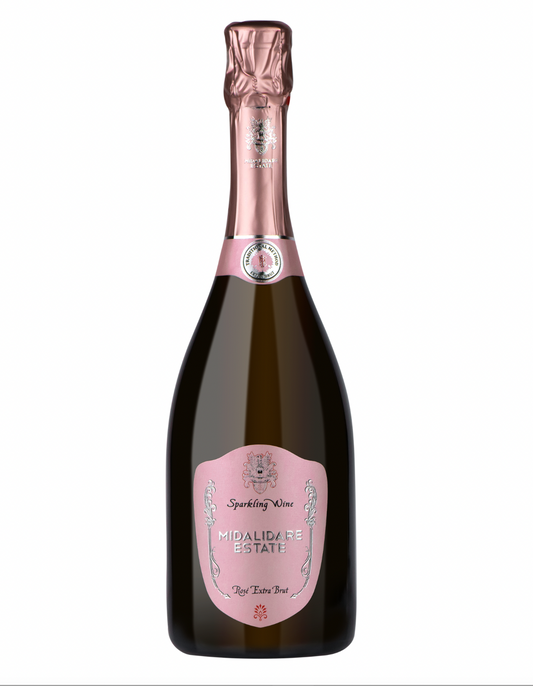 Rosé Sparkling Extra Brut NV, Midalidare, Thracian Lowlands, Bulgaria