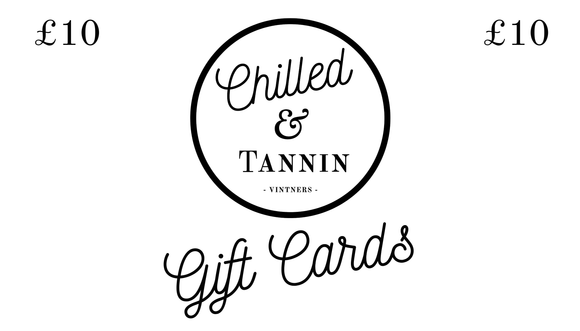 Chilled & Tannin Gift Cards Chilled & Tannin