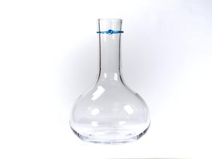 Chilled & Tannin Decanter Bath Aqua Glass
