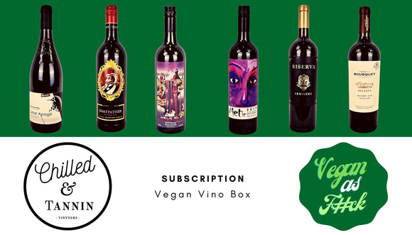 Subscription Vegan Vino Box Chilled & Tannin